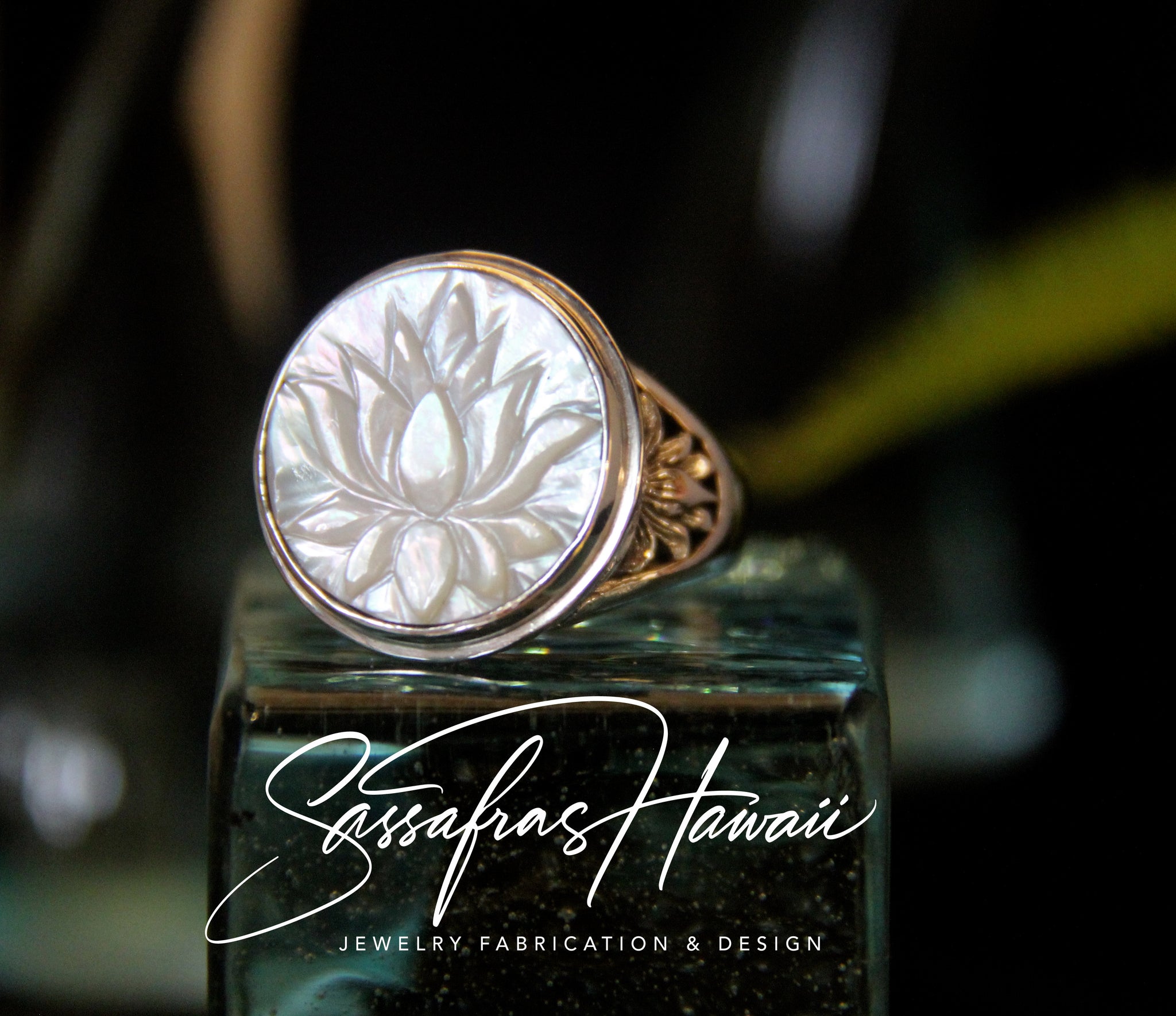 Metal Stamped Lotus Ring with Swarovski Crystals, DIY Design – Beaducation